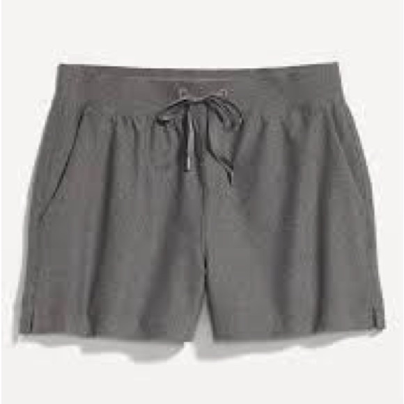 Old Navy Pants - Old Navy powersoft shorts high rise 3” inseam gray size medium